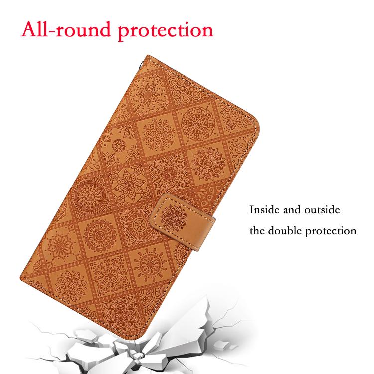 Ethnic Style Embossed Pattern Leather Phone Case, For iPhone 17 Pro Max, For iPhone 17 Pro, For iPhone 17, For iPhone Air