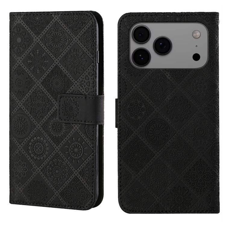 Ethnic Style Embossed Pattern Leather Phone Case, For iPhone 17 Pro Max, For iPhone 17 Pro, For iPhone 17, For iPhone Air