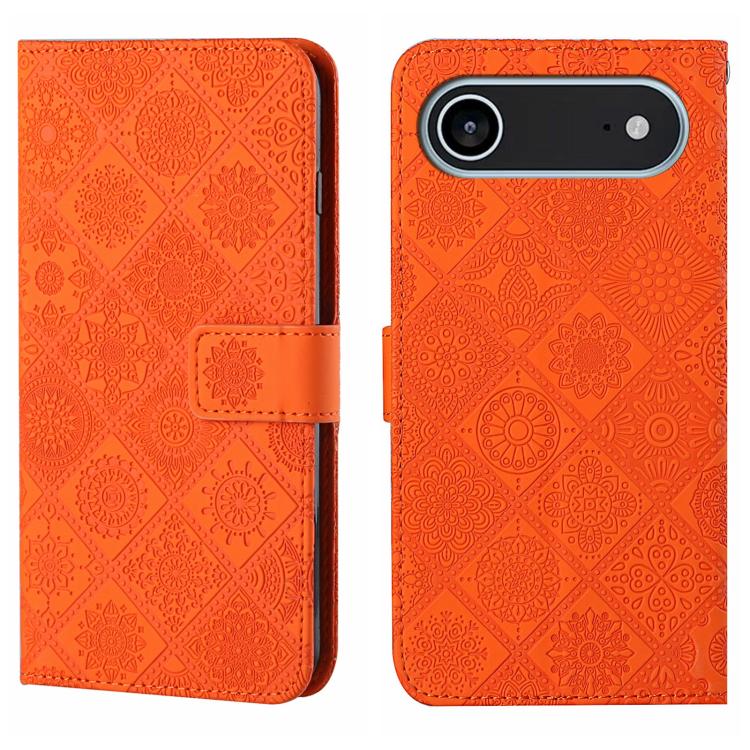 Ethnic Style Embossed Pattern Leather Phone Case, For iPhone 17 Pro Max, For iPhone 17 Pro, For iPhone 17, For iPhone Air