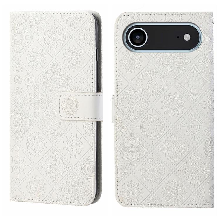 Ethnic Style Embossed Pattern Leather Phone Case, For iPhone 17 Pro Max, For iPhone 17 Pro, For iPhone 17, For iPhone Air