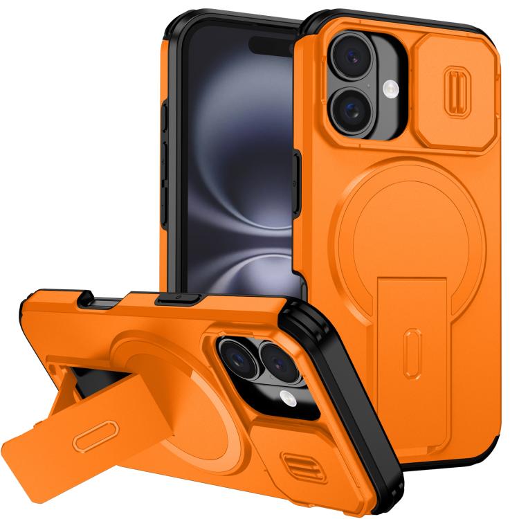Sliding Camshield MagSafe Holder Phone Case, For iPhone 16 Pro, For iPhone 16 Plus, For iPhone 16, For iPhone 15 Pro Max, For iPhone 15 Pro, For iPhone 15 Plus / 14 Plus
