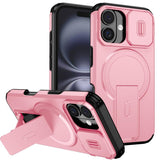 Sliding Camshield MagSafe Holder Phone Case, For iPhone 16 Pro, For iPhone 16 Plus, For iPhone 16, For iPhone 15 Pro Max, For iPhone 15 Pro, For iPhone 15 Plus / 14 Plus
