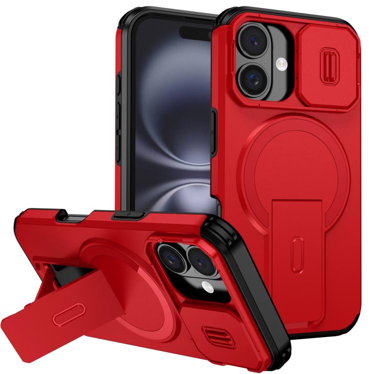 Sliding Camshield MagSafe Holder Phone Case, For iPhone 16 Pro, For iPhone 16 Plus, For iPhone 16, For iPhone 15 Pro Max, For iPhone 15 Pro, For iPhone 15 Plus / 14 Plus