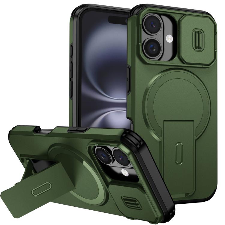 Sliding Camshield MagSafe Holder Phone Case, For iPhone 16 Pro, For iPhone 16 Plus, For iPhone 16, For iPhone 15 Pro Max, For iPhone 15 Pro, For iPhone 15 Plus / 14 Plus