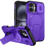 Sliding Camshield MagSafe Holder Phone Case, For iPhone 16 Pro, For iPhone 16 Plus, For iPhone 16, For iPhone 15 Pro Max, For iPhone 15 Pro, For iPhone 15 Plus / 14 Plus