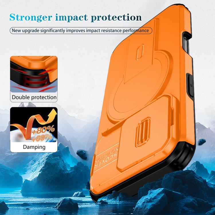 Sliding Camshield MagSafe Holder Phone Case, For iPhone 16 Pro, For iPhone 16 Plus, For iPhone 16, For iPhone 15 Pro Max, For iPhone 15 Pro, For iPhone 15 Plus / 14 Plus