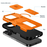 Sliding Camshield MagSafe Holder Phone Case, For iPhone 16 Pro, For iPhone 16 Plus, For iPhone 16, For iPhone 15 Pro Max, For iPhone 15 Pro, For iPhone 15 Plus / 14 Plus