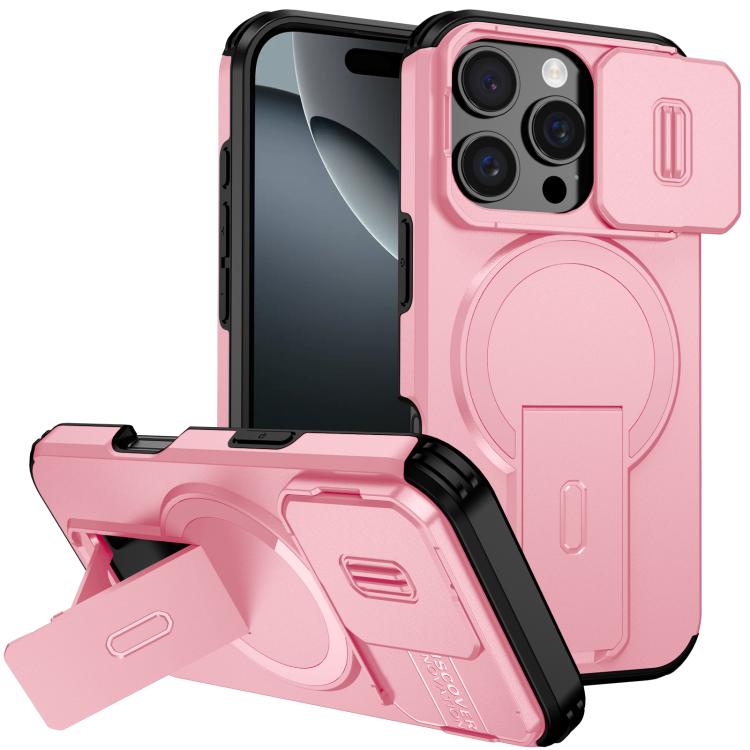 Sliding Camshield MagSafe Holder Phone Case, For iPhone 16 Pro, For iPhone 16 Plus, For iPhone 16, For iPhone 15 Pro Max, For iPhone 15 Pro, For iPhone 15 Plus / 14 Plus