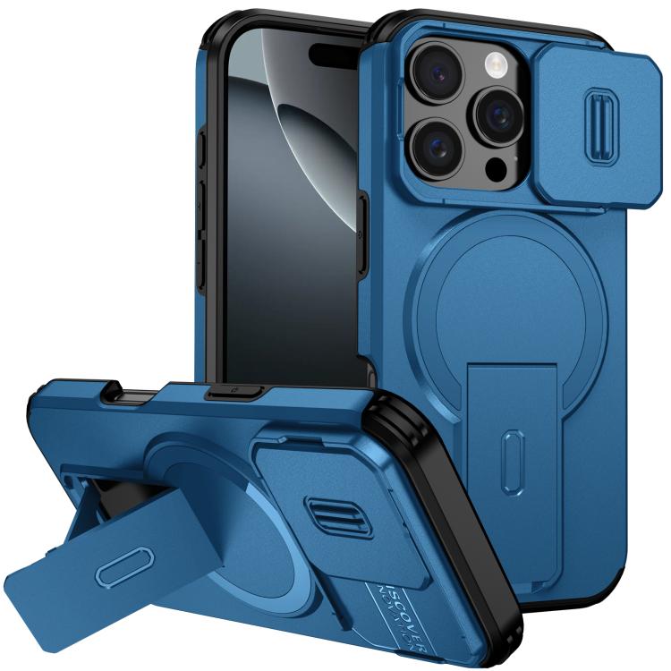 Sliding Camshield MagSafe Holder Phone Case, For iPhone 16 Pro, For iPhone 16 Plus, For iPhone 16, For iPhone 15 Pro Max, For iPhone 15 Pro, For iPhone 15 Plus / 14 Plus