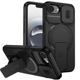 Sliding Camshield MagSafe Holder Phone Case, For iPhone 18, For iPhone 18 Pro, For iPhone 18 Pro Max, For iPhone 17e / 16e, For iPhone 17 Pro Max, For iPhone 17 Pro