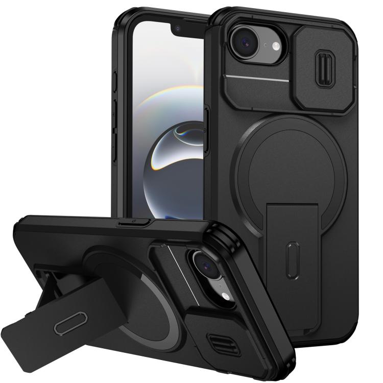 Sliding Camshield MagSafe Holder Phone Case, For iPhone 18, For iPhone 18 Pro, For iPhone 18 Pro Max, For iPhone 17e / 16e, For iPhone 17 Pro Max, For iPhone 17 Pro