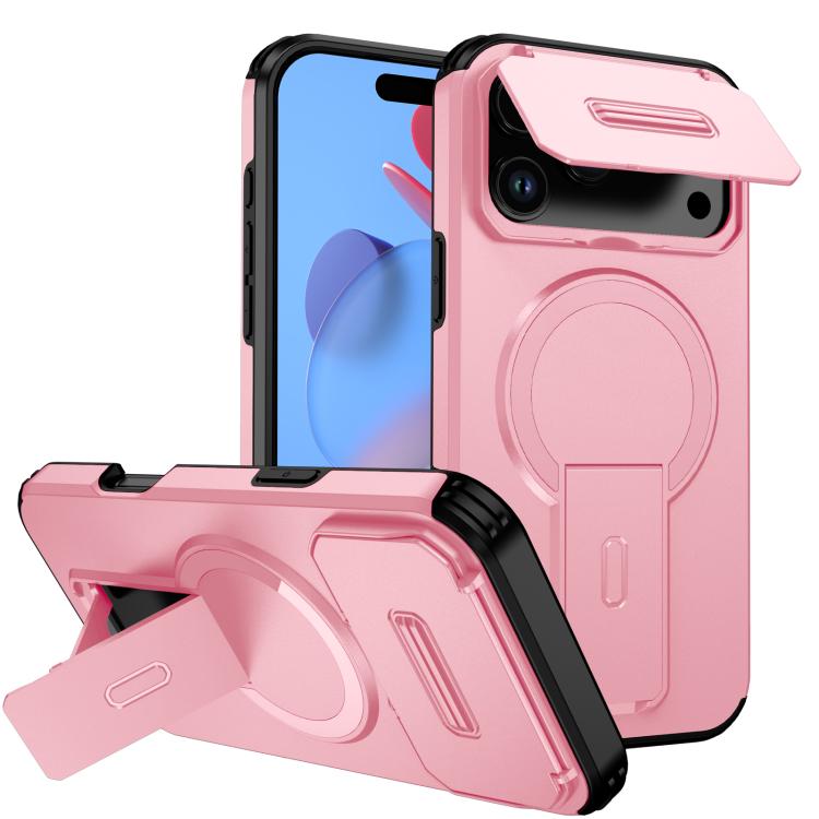 Sliding Camshield MagSafe Holder Phone Case, For iPhone 18, For iPhone 18 Pro, For iPhone 18 Pro Max, For iPhone 17e / 16e, For iPhone 17 Pro Max, For iPhone 17 Pro