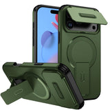 Sliding Camshield MagSafe Holder Phone Case, For iPhone 18, For iPhone 18 Pro, For iPhone 18 Pro Max, For iPhone 17e / 16e, For iPhone 17 Pro Max, For iPhone 17 Pro