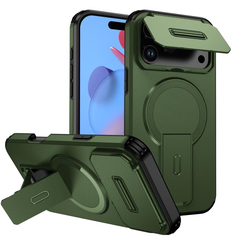 Sliding Camshield MagSafe Holder Phone Case, For iPhone 18, For iPhone 18 Pro, For iPhone 18 Pro Max, For iPhone 17e / 16e, For iPhone 17 Pro Max, For iPhone 17 Pro