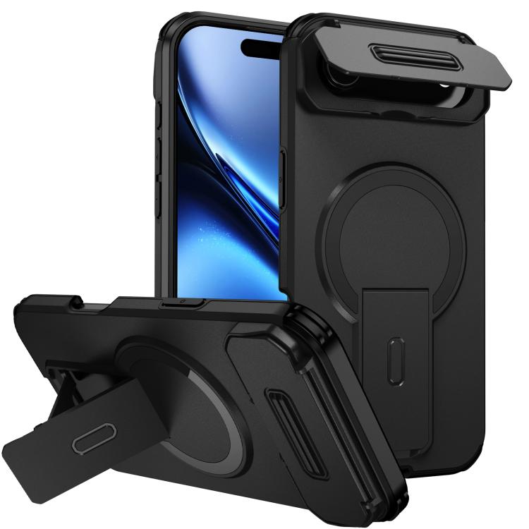 Sliding Camshield MagSafe Holder Phone Case, For iPhone 17, For iPhone Air, For iPhone 16 Pro Max, For iPhone 16 Pro, For iPhone 16 Plus, For iPhone 16