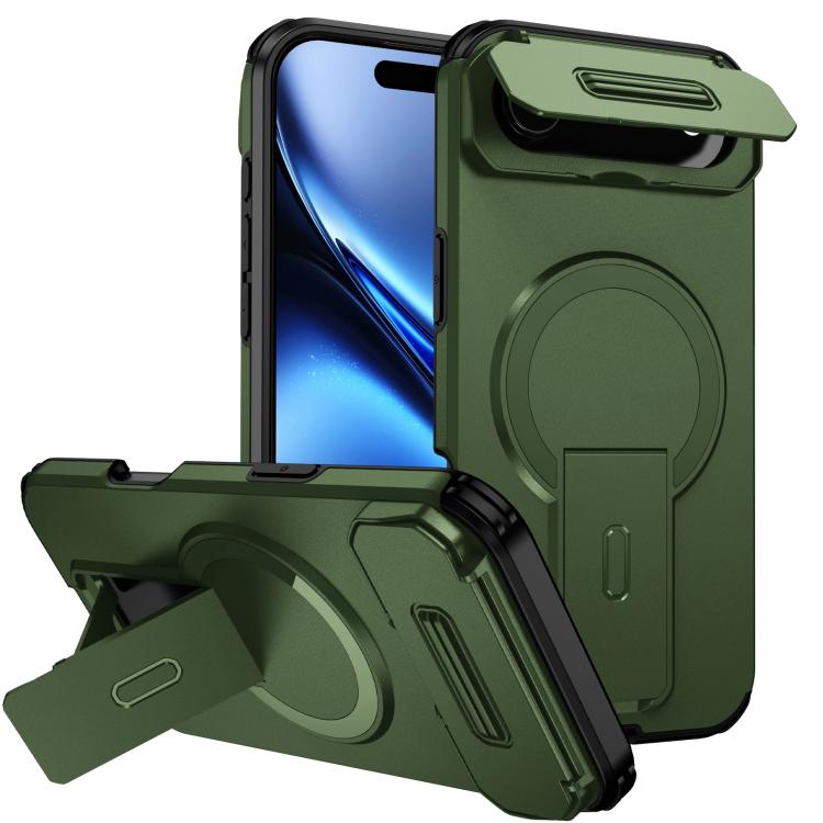 Sliding Camshield MagSafe Holder Phone Case, For iPhone 17, For iPhone Air, For iPhone 16 Pro Max, For iPhone 16 Pro, For iPhone 16 Plus, For iPhone 16