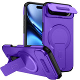 Sliding Camshield MagSafe Holder Phone Case, For iPhone 17, For iPhone Air, For iPhone 16 Pro Max, For iPhone 16 Pro, For iPhone 16 Plus, For iPhone 16