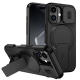 Sliding Camshield MagSafe Holder Phone Case, For iPhone 17, For iPhone Air, For iPhone 16 Pro Max, For iPhone 16 Pro, For iPhone 16 Plus, For iPhone 16