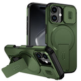 Sliding Camshield MagSafe Holder Phone Case, For iPhone 17, For iPhone Air, For iPhone 16 Pro Max, For iPhone 16 Pro, For iPhone 16 Plus, For iPhone 16