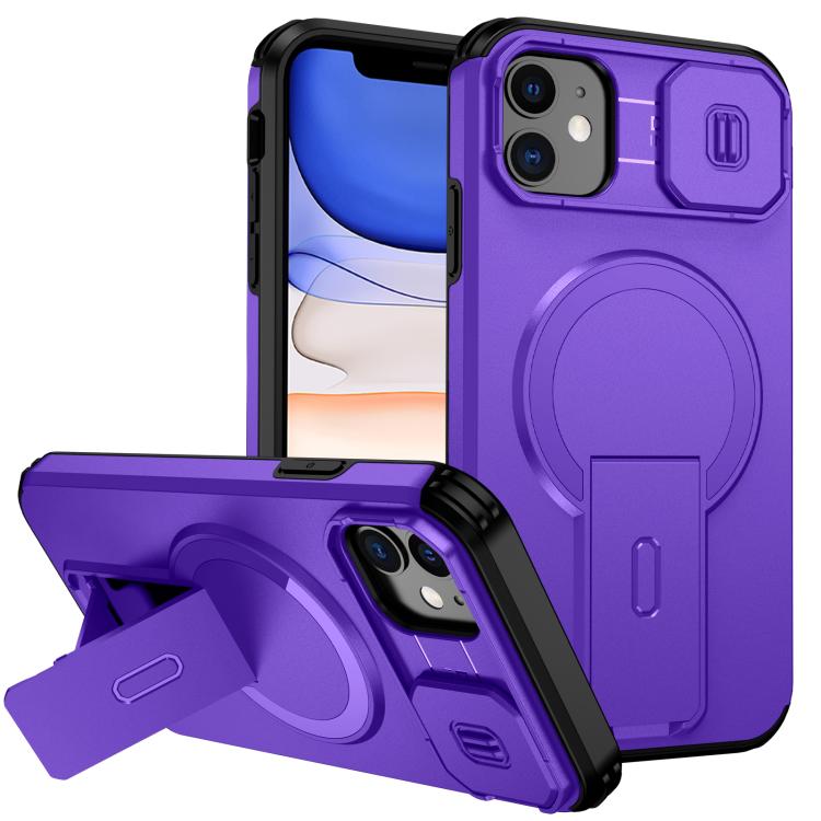 Sliding Camshield MagSafe Holder Phone Case, For iPhone 13 mini / 12 mini, For iPhone 12 Pro / 12, For iPhone 12 Pro Max, For iPhone 11 Pro Max, For iPhone 11, For iPhone 11 Pro
