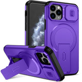Sliding Camshield MagSafe Holder Phone Case, For iPhone 13 mini / 12 mini, For iPhone 12 Pro / 12, For iPhone 12 Pro Max, For iPhone 11 Pro Max, For iPhone 11, For iPhone 11 Pro