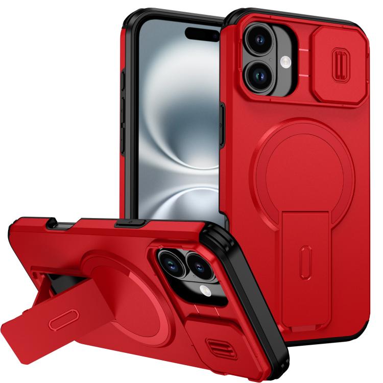 Sliding Camshield MagSafe Holder Phone Case, For iPhone 16 Pro, For iPhone 16 Plus, For iPhone 16, For iPhone 15 Pro Max, For iPhone 15 Pro, For iPhone 15 Plus / 14 Plus