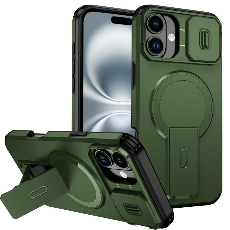 Sliding Camshield MagSafe Holder Phone Case, For iPhone 16 Pro, For iPhone 16 Plus, For iPhone 16, For iPhone 15 Pro Max, For iPhone 15 Pro, For iPhone 15 Plus / 14 Plus