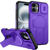 Sliding Camshield MagSafe Holder Phone Case, For iPhone 16 Pro, For iPhone 16 Plus, For iPhone 16, For iPhone 15 Pro Max, For iPhone 15 Pro, For iPhone 15 Plus / 14 Plus