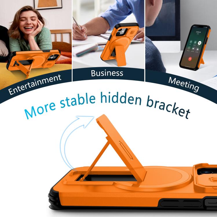 Sliding Camshield MagSafe Holder Phone Case, For iPhone 13 mini / 12 mini, For iPhone 12 Pro / 12, For iPhone 12 Pro Max, For iPhone 11 Pro Max, For iPhone 11, For iPhone 11 Pro