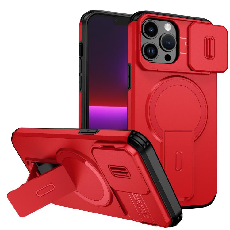 Sliding Camshield MagSafe Holder Phone Case, For iPhone 14 Pro Max, For iPhone 13 Pro Max, For iPhone 13 Pro, For iPhone 13 mini / 12 mini, For iPhone 12 Pro / 12, For iPhone 12 Pro Max