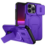 Sliding Camshield MagSafe Holder Phone Case, For iPhone 14 Pro Max, For iPhone 13 Pro Max, For iPhone 13 Pro, For iPhone 13 mini / 12 mini, For iPhone 12 Pro / 12, For iPhone 12 Pro Max