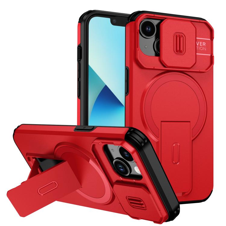 Sliding Camshield MagSafe Holder Phone Case, For iPhone 15, For iPhone 14 / 13, For iPhone 14 Pro, For iPhone 14 Pro Max, For iPhone 13 Pro Max, For iPhone 13 Pro