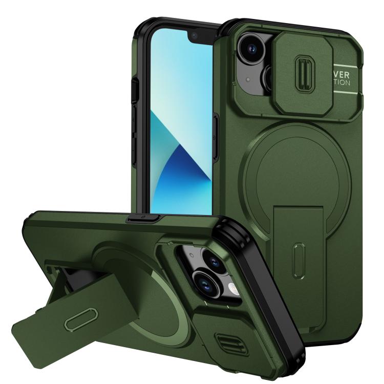Sliding Camshield MagSafe Holder Phone Case, For iPhone 15, For iPhone 14 / 13, For iPhone 14 Pro, For iPhone 14 Pro Max, For iPhone 13 Pro Max, For iPhone 13 Pro