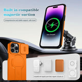 Sliding Camshield MagSafe Holder Phone Case, For iPhone 14 Pro Max, For iPhone 13 Pro Max, For iPhone 13 Pro, For iPhone 13 mini / 12 mini, For iPhone 12 Pro / 12, For iPhone 12 Pro Max