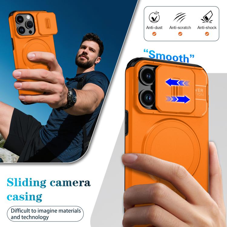Sliding Camshield MagSafe Holder Phone Case, For iPhone 14 Pro Max, For iPhone 13 Pro Max, For iPhone 13 Pro, For iPhone 13 mini / 12 mini, For iPhone 12 Pro / 12, For iPhone 12 Pro Max
