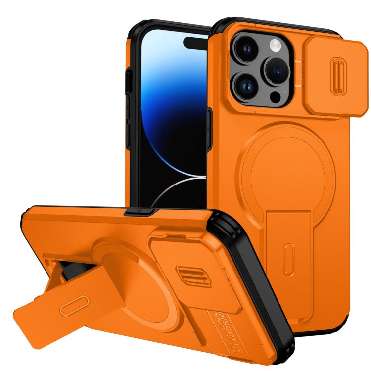Sliding Camshield MagSafe Holder Phone Case, For iPhone 15, For iPhone 14 / 13, For iPhone 14 Pro, For iPhone 14 Pro Max, For iPhone 13 Pro Max, For iPhone 13 Pro