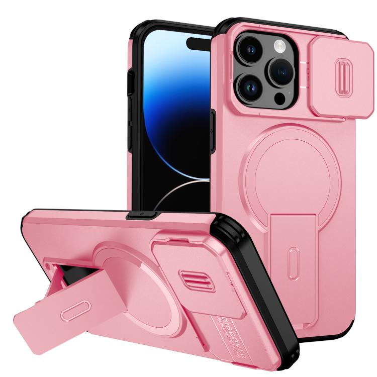 Sliding Camshield MagSafe Holder Phone Case, For iPhone 15, For iPhone 14 / 13, For iPhone 14 Pro, For iPhone 14 Pro Max, For iPhone 13 Pro Max, For iPhone 13 Pro