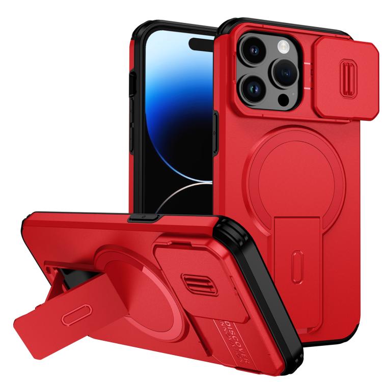 Sliding Camshield MagSafe Holder Phone Case, For iPhone 15, For iPhone 14 / 13, For iPhone 14 Pro, For iPhone 14 Pro Max, For iPhone 13 Pro Max, For iPhone 13 Pro