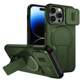 Sliding Camshield MagSafe Holder Phone Case, For iPhone 15, For iPhone 14 / 13, For iPhone 14 Pro, For iPhone 14 Pro Max, For iPhone 13 Pro Max, For iPhone 13 Pro