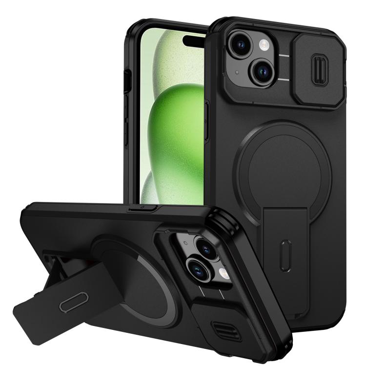 Sliding Camshield MagSafe Holder Phone Case, For iPhone 15 Pro Max, For iPhone 15 Pro, For iPhone 15 Plus / 14 Plus, For iPhone 15, For iPhone 14 / 13, For iPhone 14 Pro