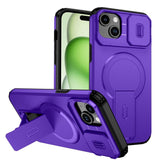 Sliding Camshield MagSafe Holder Phone Case, For iPhone 15 Pro Max, For iPhone 15 Pro, For iPhone 15 Plus / 14 Plus, For iPhone 15, For iPhone 14 / 13, For iPhone 14 Pro