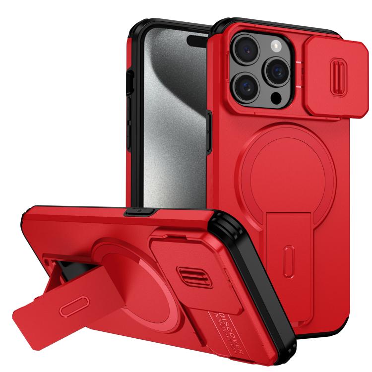 Sliding Camshield MagSafe Holder Phone Case, For iPhone 15 Pro Max, For iPhone 15 Pro, For iPhone 15 Plus / 14 Plus, For iPhone 15, For iPhone 14 / 13, For iPhone 14 Pro