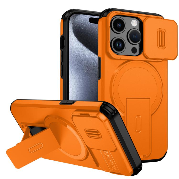 Sliding Camshield MagSafe Holder Phone Case, For iPhone 15 Pro Max, For iPhone 15 Pro, For iPhone 15 Plus / 14 Plus, For iPhone 15, For iPhone 14 / 13, For iPhone 14 Pro