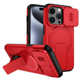 Sliding Camshield MagSafe Holder Phone Case, For iPhone 15 Pro Max, For iPhone 15 Pro, For iPhone 15 Plus / 14 Plus, For iPhone 15, For iPhone 14 / 13, For iPhone 14 Pro