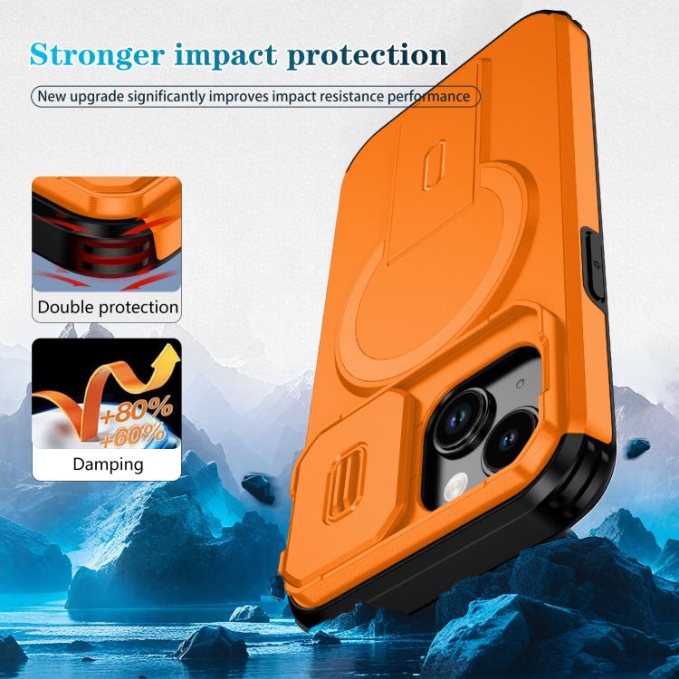 Sliding Camshield MagSafe Holder Phone Case, For iPhone 15, For iPhone 14 / 13, For iPhone 14 Pro, For iPhone 14 Pro Max, For iPhone 13 Pro Max, For iPhone 13 Pro