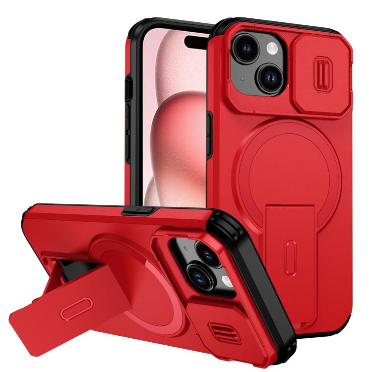 Sliding Camshield MagSafe Holder Phone Case, For iPhone 15, For iPhone 14 / 13, For iPhone 14 Pro, For iPhone 14 Pro Max, For iPhone 13 Pro Max, For iPhone 13 Pro