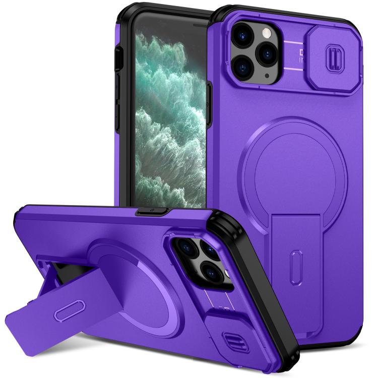 Sliding Camshield MagSafe Holder Phone Case, For iPhone 13 mini / 12 mini, For iPhone 12 Pro / 12, For iPhone 12 Pro Max, For iPhone 11 Pro Max, For iPhone 11, For iPhone 11 Pro
