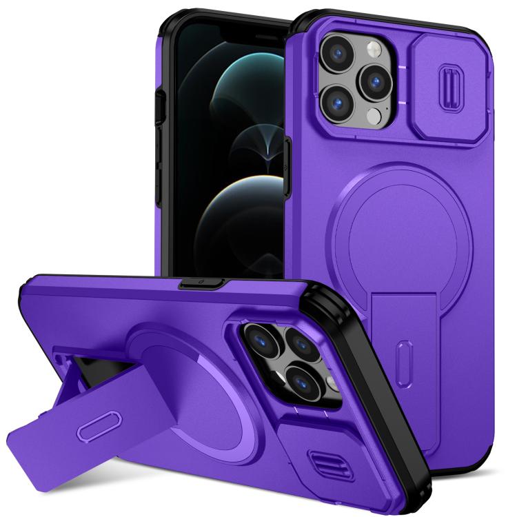 Sliding Camshield MagSafe Holder Phone Case, For iPhone 13 mini / 12 mini, For iPhone 12 Pro / 12, For iPhone 12 Pro Max, For iPhone 11 Pro Max, For iPhone 11, For iPhone 11 Pro