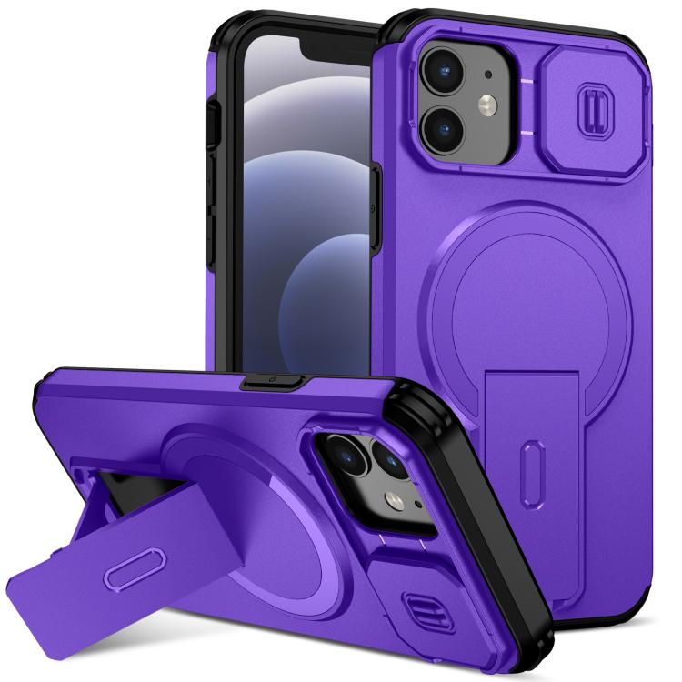 Sliding Camshield MagSafe Holder Phone Case, For iPhone 13 mini / 12 mini, For iPhone 12 Pro / 12, For iPhone 12 Pro Max, For iPhone 11 Pro Max, For iPhone 11, For iPhone 11 Pro