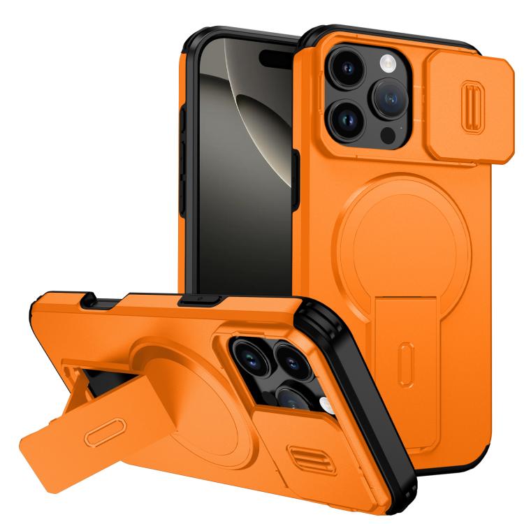 Sliding Camshield MagSafe Holder Phone Case, For iPhone 17, For iPhone Air, For iPhone 16 Pro Max, For iPhone 16 Pro, For iPhone 16 Plus, For iPhone 16